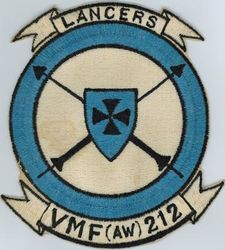 Marine All Weather Fighter Squadron 212 (VMF(AW)-212)
VMF(AW)-212  "Lancers"
1965 
F-8E Crusader
