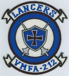 Marine Fighter Attack Squadron 212 (VMFA-212)
VMFA-212 "Lancers"
1970's 1st Design
F-4J Phantom II
