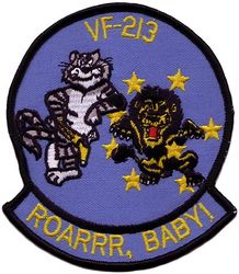Fighter Squadron 213 (VF-213) F-14 Tomcat
VF-213 "Black Lions" 
1976-2005
Established as VF-213 on 22 June 1955; VFA-213 on 2 Apr 2006. 
Grumman F-14A Tomcat
