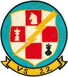 Air Anti-Submarine Squadron 22 (VS-22) (2nd)
Established as Night Torpedo Bomber Squadron FORTY TWO (VT(N)-42) on 25 Aug 1944. Disestablished on 2 Jan 1945. Reestablished as Torpedo Bomber Squadron FORTY TWO (VT-42) on 15 Jul 1945. Redesignated Attack Squadron TWO E (VA-2E) on 15 Nov 1946; Composite Squadron TWENTY TWO (VC-22) on 1 Sep 1948; Air Anti-Submarine Squadron TWENTY TWO (AIRASRON 22 or VS-22) on 20 Apr 1950. Disestablished on 18 May 1956. Air Anti-Submarine Squadron TWENTY TWO (VS-22) (2nd) reestablished on 18 May 1960. Redesignated Sea Control Squadron THENTY TWO (VS-22) on 1 Oct 1993. Disestablished on 30 Jan 2009.

Grumman S2F-1 (S-2A) Tracker, 1960-1962
Grumman S-2F/E Tracker, 1962-1974
Lockheed S-3A/B Viking, 1974-2009

