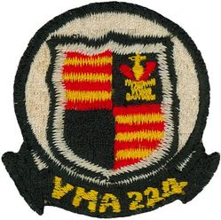 Marine Attack Squadron 224 (VMA-224)
VMA-224 
1960'S 2d Design
A4D Skyhawk 
