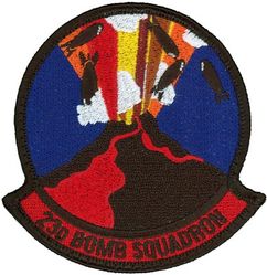 23d Bomb Squadron
Organized as 18 Aero Squadron on 16 Jun 1917.  Redesignated as 23 Aero Squadron (Repair) on 22 Jun 1917.  Demobilized on 22 Mar 1919.  Reconstituted, and consolidated (1924) with 23 Squadron, which was authorized on 30 Aug 1921, organized on 1 Oct 1921, redesignated as 23 Bombardment Squadron on 25 Jan 1923.  Redesignated as: 23 Bombardment Squadron (Medium) on 6 Dec 1939; 23 Bombardment Squadron (Heavy) on 20 Nov 1940; 23 Bombardment Squadron, Heavy, on 6 Mar 1944; 23 Bombardment Squadron, Very Heavy, on 30 Apr 1946.  Inactivated on 10 Mar 1947.  Redesignated as 23 Reconnaissance Squadron, Very Long Range, Photographic, on 16 Sep 1947. Activated on 20 Oct 1947.  Redesignated as: 23 Strategic Reconnaissance Squadron, Photographic, on 16 Jun 1949; 23 Strategic Reconnaissance Squadron, Heavy, on 14 Nov 1950; 23 Bombardment Squadron, Heavy, on 1 Oct 1955; 23 Bomb Squadron on 1 Sep 1991.
