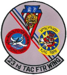 23d Tactical Fighter WIng Gaggle
Gaggle: 76th Tactical Fighter Squadron, 74th Tactical Fighter Squadron & 75th Tactical Fighter Squadron.
