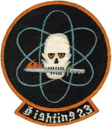 Fighter Squadron 23 (VF-23)
Established as Fighter Squadron TWENTY THREE (VF-23) on 6 Aug 1948. Redesignated Fighter Squadron ONE HUNDRED FIFTY ONE (VF-151) on 23 Feb 1959; Fighter Attack Squadron ONE HUNDRED FIFTY ONE (VFA-151) on 1 Jun 1986-.

Douglas F4D-1 Skyray

Insignia approved by CNO on 26 May 1955.
  

