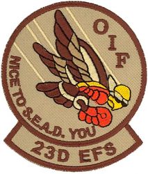 23d Expeditionary Fighter Squadron Operation IRAQI FREEDOM
Keywords: desert
