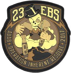 23d Expeditionary Bomb Squadron Operation INHERENT RESOLVE 2017
Deployed to Al Udeid Air Base, Qatar.
Keywords: desert,PVC