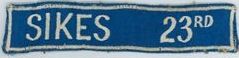 23d Fighter-Bomber Squadron and 23d Fighter-Day Squadron Name Tag
