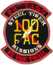 23d Tactical Air Support Squadron Steel Tiger Forward Air Controller 100 Missions
