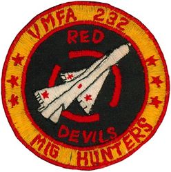 Marine Fighter Attack Squadron 232 (VMFA-232) MIG Hunters Morale
VMFA-232 "Red Devils"
