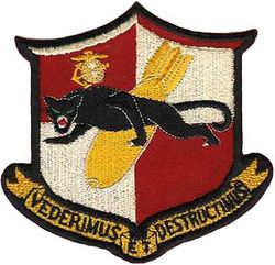 Marine Scout Bombing Squadron 236 (VMSB- 236)
VMSB-236 "Black Panthers"
1943 2d Issue
SBD-3; SBD-4;  SBD-5;SBD-6  Dauntless 
US made on twill
