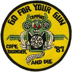 25th Tactical Fighter Squadron Exercise COPE THUNDER 1987
