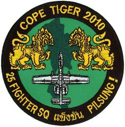 25th Fighter Squadron Exercise COPE TIGER 2010
