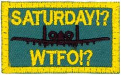 25th Fighter Squadron A-10 Morale Pencil Pocket Tab
