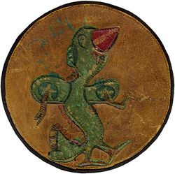 25th Fighter Squadron & 25th Fighter Squadron, Single Engine
Constituted as 25 Pursuit Squadron (Interceptor) on 20 Nov 1940. Activated on 15 Jan 1941. Redesignated: 25 Pursuit Squadron (Fighter) on 12 Mar 1941; 25 Fighter Squadron (Twin Engine) on 15 May 1942; 25 Fighter Squadron on 1 Jun 1942; 25 Fighter Squadron, Single Engine, on 28 Feb 1944. Inactivated on 12 Dec 1945.

Insignia is Indian made painted multi piece leather.

Stations. Hamilton Field, CA, 15 Jan 1941; March Field, CA, 11 Jun 1941-10 Jan 1942; Karachi, India, 12 Mar 1942; Dinjan, India, 22 Nov 1942 (detachment operated from Sadiya, India, 6 Nov 1942-2 Apr 1943; Jorhat, India, 2 Apr-14 Sep 1943); Yunnani, China, 14 Sep 1943 (detachment operated from Paoshan, China, 30 Nov 1944-Jan 1945; Liangshan, China, 10 Jan-Feb 1945; Poseh, China, 4 Feb-28 May 1945); Loping, China, Sep-Nov 1945; Fort Lewis, WA, 11-12 Dec 1945.

