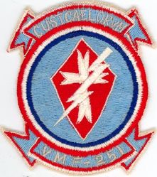Marine Fighter Squadron 251 (VMF-251)
VMF-251 "Thunderbolts"
1957-1964
FJ-4 Fury
F-8U Crusader
Translation- CUSTOS CAELORUM=Guardians of the Sky
