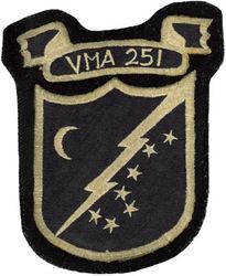 Marine Attack Squadron 251 (VMA-251)
VMA-251 "Thunderbolts"
1951-1957
AD-4, AD-5 Skyraider
FJ-4 Fury

