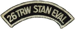 26th Tactical Reconnaissance Wing Standardization/Evaluation Arc
