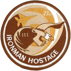 27th Fighter Squadron F-15 Pilot Morale
Organized as 21 Aero Squadron on 15 Jun 1917. Redesignated as: 27 Aero Squadron on 23 Jun 1917; 27 Squadron (Pursuit) on 14 Mar 1921; 27 Pursuit Squadron on 25 Jan 1923; 27 Pursuit Squadron (Interceptor) on 6 Dec 1939; 27 Pursuit Squadron (Fighter) on 12 Mar 1941; 27 Fighter Squadron (Twin Engine) on 15 May 1942; 27 Fighter Squadron, Two Engine, on 28 Feb 1944. Inactivated on 16 Oct 1945. Redesignated as: 27 Fighter Squadron, Single Engine, on 5 Apr 1946; 27 Fighter Squadron, Jet Propelled, on 20 Jun 1946. Activated on 3 Jul 1946. Redesignated as: 27 Fighter Squadron, Jet, on 15 Jun 1948; 27 Fighter-Interceptor Squadron on 16 Apr 1950; 27 Tactical Fighter Squadron on 1 Jul 1971; 27 Fighter Squadron on 1 Nov 1991-.
Keywords: desert