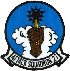 Attack Squadron 27 (VA-27)
VA-27 "Royal Maces"
1980's
LTV A-7E Corsair II


