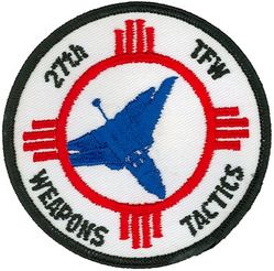 27th Tactical Fighter Wing Weapons & Tactics
