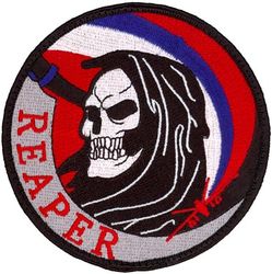 29th Attack Squadron MQ-9 
Constituted as 13 Observation Squadron (Medium) on 5 Feb 1942. Activated on 10 Mar 1942.  Redesignated as: 13 Observation Squadron on 4 Jul 1942; 13 Reconnaissance Squadron (Fighter) on 1 Apr 1943; 13 Tactical Reconnaissance Squadron on 11 Aug 1943; 29 Reconnaissance Squadron (Night Photographic) on 25 Jan 1946.  Inactivated on 29 Jul 1946.  Redesignated as 29 Tactical Reconnaissance Squadron, Photo-Jet on 14 Jan 1954.  Activated on 18 Mar 1954.  Redesignated as 29 Tactical Reconnaissance Squadron on 1 Oct 1966.  Inactivated on 24 Jan 1971.  Redesignated as 29 Attack Squadron on 20 Oct 2009.  Activated on 23 Oct 2009-.
Emblem. Approved on 12 Dec 1956.

