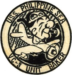 Composite Squadron 3 (VC-3) Detachment Baker 1954
Established as Composite Squadron THREE (VC-3) on 2 May 1949. Redesignated All Weather Fighter Squadron THREE (VF(AW)-3) on 1 Jul 1956. Disestablished on 2 May 1958.

Vought  F4U-5N Corsair




