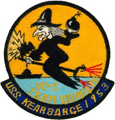 Composite Squadron 3 (VC-3) Detachment Charlie 1953
Established as Composite Squadron THREE (VC-3) on 2 May 1949. Redesignated All Weather Fighter Squadron THREE (VF(AW)-3) on 1 Jul 1956. Disestablished on 2 May 1958.

Vought  F4U-5N Corsair


