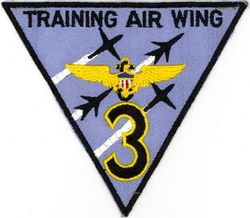 Training Air Wing 3 (TW-3)
Established as Training Air Wing THREE (TW-3) on 1 Oct 1971.  Disestablished on 31 Aug 1992.
