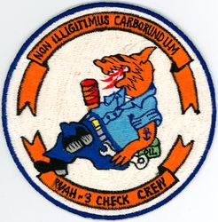 Reconnaissance Attack (Heavy) Squadron 3 (RVAH-3) Check Crew
Established as Heavy Attack Squadron Three (VAH-3) "Sea Dragons" on 15 Jun 1956. Redesignated: Reconnaissance Attack (Heavy) Squadron Three (RVAH-3) on 1 Jul 1964. Disestablished on 17 Aug 1979.

Douglas A3D-1/2 Skywarrior, 1955-79

