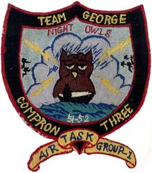 Composite Squadron 3 (VC-3) Detachment George 1951-1952
Established as Composite Squadron THREE (VC-3) on 2 May 1949. Redesignated All Weather Fighter Squadron THREE (VF(AW)-3) on 1 Jul 1956. Disestablished on 2 May 1958.

Vought  F4U-5N Corsair



