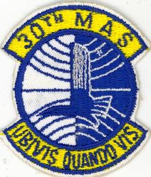 30th Military Airlift Squadron 
Translation: UBIVIS QUANDO VIS= Anytime, Anywhere
