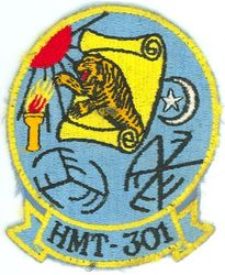 Marine Helicopter Training Squadron 301 (HMT-301)
HMT-301 "Windwalkers"
1972-1980's
Boeing CH-46 Sea Knight 
Sikorsky CH-53A Sea Stallion 
