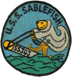 SS-303 USS Sablefish
USS Sablefish (SS/AGSS-303)
Class and type: Balao class diesel-electric submarine
Builder: Cramp Shipbuilding Company, Philadelphia, Pennsylvania
Laid down: 5 Jun 1943
Launched: 4 Jun 1944
Commissioned: 18 Dec 1945
Decommissioned: 1 Nov 1969
Struck: 1 November 1969
Fate: Sold for scrap, 29 Jul 1971

