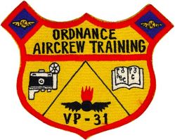 Patrol Squadron 31 (VP-31) Ordnance Aircrew Training
Established as Patrol Squadron THIRTY ONE (VP-31) "Genies" on 30 Jun 1960, the second squadron to be assigned the VP-31 designation. Disestablished on 1 Nov 1993.

Lockheed P-2V-5/SP-2E Neptune, 1960
Lockheed P-2V-7/SP-2H Neptune, 1960
Martin P5M-2/SP-5B Marlin, 1960
Douglas R5D-5/VC-54S Skymaster, 1960-1961
Lockheed R7V-1/C-121J Constellation, 1961
Grumman UF-1/SHU-16B Albatross, 1961
Lockheed P-3A Orion, 1963-1965
Lockheed P-3B Orion, 1965-1970
Lockheed P-3C Orion, 1970-1974
Lockheed P-3F Orion, 1974-1975
Lockheed P-3C UI Orion, 1975-1977
Lockheed P-3C UII.5 Orion, 1983-1985
Lockheed P-3C UIII Orion, 1985-1986
Lockheed TP-3A Orion, 1986-1993

Insignia (1st) “Genies” approved by CNO on 25 July 1962.

