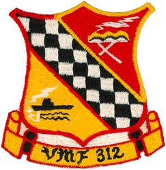 Marine Fighter Squadron 312 (VMF-312)
VMF-312 "Checkerboards"
Late 1950's-1966
FJ-2; FJ-3 Fury
F-8U-1 Crusaders

