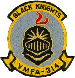 Marine Fighter Attack Squadron 314 (VMFA-314)
VMFA-314 "Black Knights"
1960's
F-4B Phantom II
