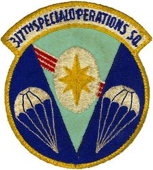 317th Special Operations Squadron
Lineage. 317 Transport Squadron (Cargo and Mail) (constituted on 25 Oct 1943; activated on 28 Oct 1943; disbanded on 9 Apr 1944; reconstituted on 19 Sep 1985) and the 317 Troop Carrier Squadron (constituted as 317 Troop Carrier Squadron, Commando, and activated, on 1 May 1944; redesignated 317 Troop Carrier Squadron on 29 Sep 1945; inactivated on 28 Feb 1946) consolidated (19 Sep 1985) with the 317 Special Operations Squadron (constituted as 317 Air Commando Squadron, Troop Carrier, on 6 Apr 1964; organized on 1 Jul 1964; redesignated 317 Air Commando Squadron, Utility, on 15 Jun 1966; redesignated 317 Special Operations Squadron on 8 Jul 1968; inactivated on 30 Apr 1974.
