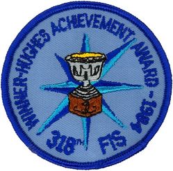 318th Fighter-Interceptor Squadron Hughes Achievement Award 1984
