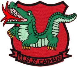 SS-323 USS Caiman
USS Caiman (SS-323)
Class and type: Balao-class diesel-electric submarine
Builder: Electric Boat Company, Groton, Connecticut
Laid down: 24 Jun 1943
Launched: 30 Mar 1944
Commissioned: 17 Jul 1944
Decommissioned: 30 Jun 1972
Struck: 30 Jun 1972
Fate: Transferred to Turkey, 30 Jun 1972
