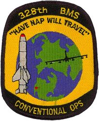 328th Bombardment Squadron, Heavy Conventional Operations
Constituted 328 Bombardment Squadron (Heavy) on 28 Jan 1942. Activated on 1 Mar 1942. Redesignated: 328 Bombardment Squadron, Heavy on 20 Aug 1943; 328 Bombardment Squadron, Very Heavy on 23 May 1945; 328 Bombardment Squadron, Medium on 28 May 1948; 328 Bombardment Squadron, Heavy on 1 Feb 1955; 328 Bomb Squadron on 1 Sep 1991. Inactivated on 15 Jun 1994.


