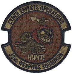 32d Weapons Squadron Cyber Effects Operations Morale
Keywords: OCP