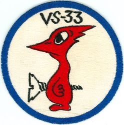 Air Anti-Submarine Squadron 33 (VS-33) 
Established as Established as Air Anti-Submarine Squadron THIRTY THREE (VS-33) on 1 Apr 1960.  Disestablished on 30 Jun 2006.

Grumman S2F-1/2E/2G Tracker, 1960-1976
Lockheed S-3A/B Viking, 1976-2006

