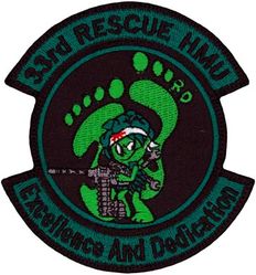 33d Rescue Squadron Helicopter Maintenance Unit
Patch designed by Ellanah Rhoads in March 2015.
Keywords: subdued