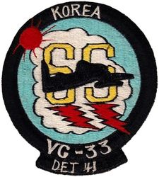 Composite Squadron 33 (VC-33) Detachment 41
Established  Composite Squadron 33 (VC-33) "Ironmen" on 31 May 1949; All Weather Attack Squadron 33 (VA(AW)-33) on 2 Jul 1956, Airborne Early Warning Squadron 33 (VAW-33) on 30 Jun 1959; Electronic Attack Squadron 33 (VAQ-33) on 1 Feb 1968-01 Oct 1993. 

Douglas AD-5NL Skyraider

USS Midway (CVB-41), Carrier Air Group 6

Operations Grand Slam &Operation Mainbrace 1952

