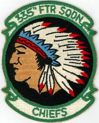 335th Fighter-Day Squadron and 335th Tactical Fighter Squadron
Used into the TFS era as well.
