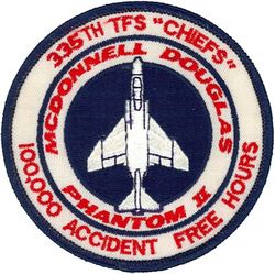 335th Tactical Fighter Squadron F-4 100,000 Accident Free Hours
