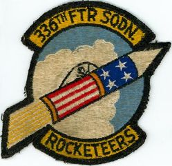 336th Fighter-Day Squadron and 336th Tactical Fighter Squadron
Used into TFS era as well.
