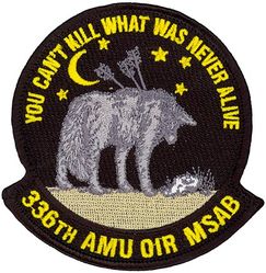 336th Aircraft Maintenance Unit Operation INHERENT RESOLVE 2017-2018
