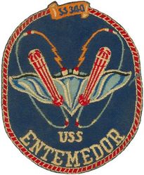 SS-340 USS Entemedor
USS Entemedor (SS-340)
Class and type: Balao class diesel-electric submarine
Builder: Electric Boat Company, Groton, Connecticut
Laid down: 3 Feb 1944
Launched: 17 Dec 1944
Commissioned: 6 Apr 1945
Decommissioned: 10 Dec 1948
Recommissioned:24 Oct 1950
Decommissioned: 31 Jul 1972
Struck: 1 Aug 1973
Fate: Transferred to Turkey on 31 Jul 1972; sold to Turkey on 1 Aug 1973
