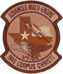 Training Squadron 35 (VT-35)
VT-35  “Stinging Stingrays”  
Established as VT-35 on 29 Oct 1999-.
Beechcraft TC-12B Huron
